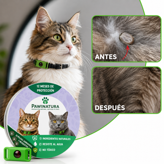 Pawinatura™ – Colgante Antiparasitario Natural para Perros – Duración 12 Meses