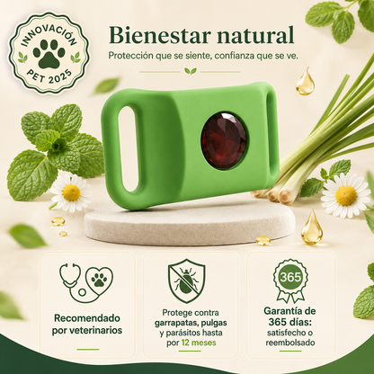 Ayuda a proteger a tu perro de pulgas, garrapatas y flebótomos | 12 meses de protección natural